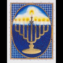 Menorah of Gold Original Couture