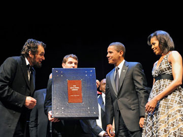 Presentation to President Barack Obama