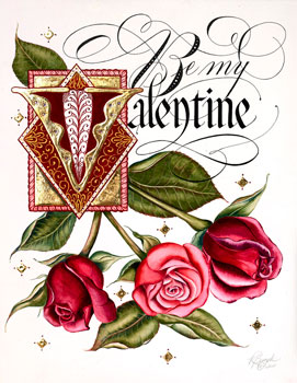 Be My Valentine Original Couture Card 