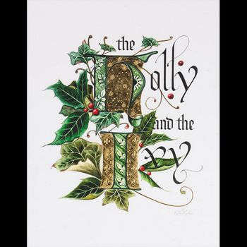 Holly and Ivy 23K Gilded Limited Edition 