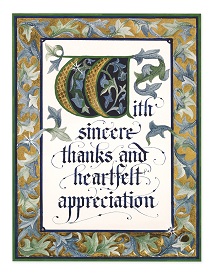 Bespoke Appreciation Greeting Card
