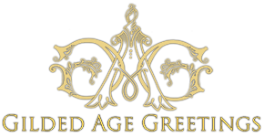 Gilded Age Greetings, purveyors of handmade greeting cards, custom holiday cards and handmade greeting cards for all occasions.  Our team of artisans, hand craft the world’s most beautiful cards